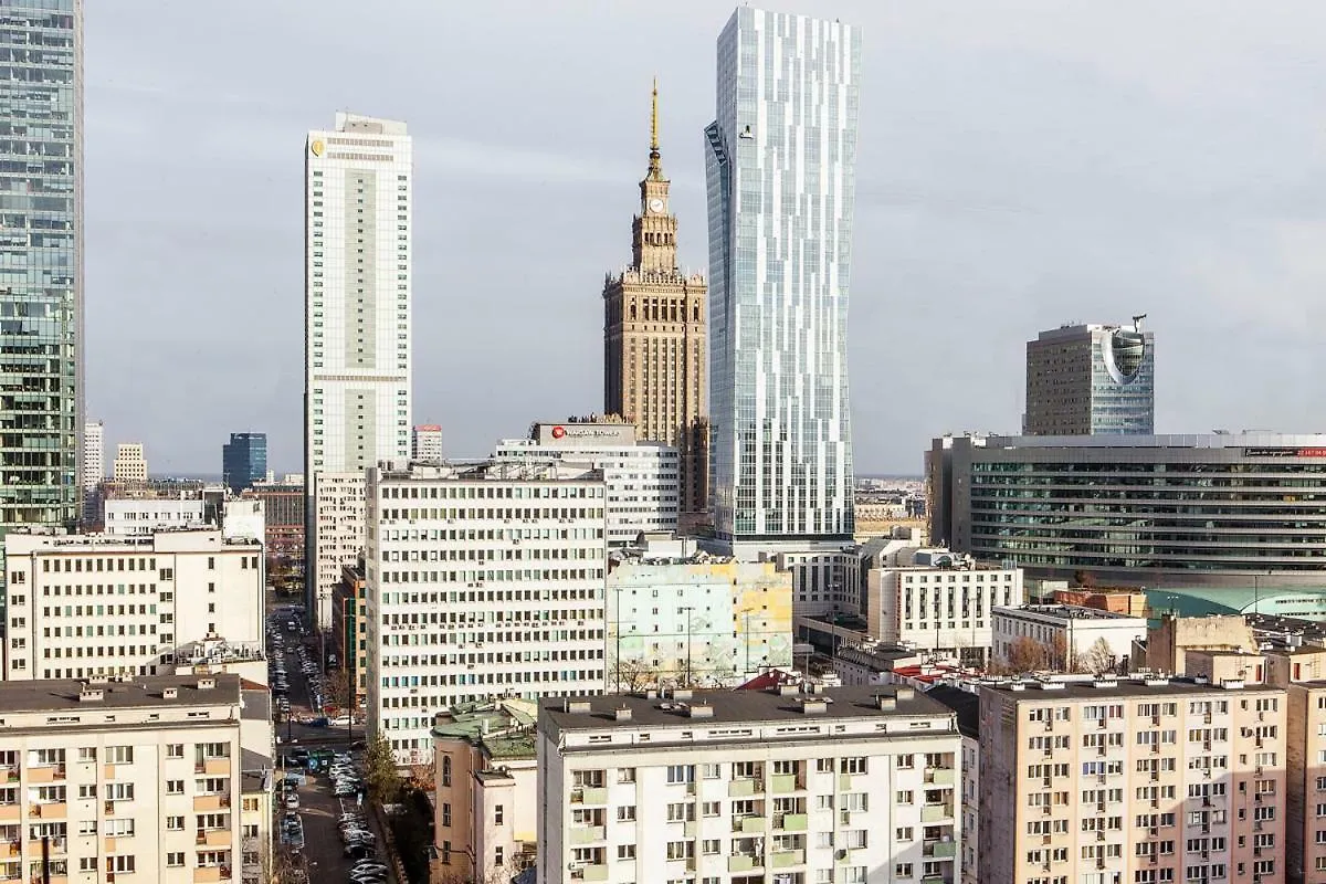 Hotel Luxury Sky Penthouse City Center View Varšava Apartmán