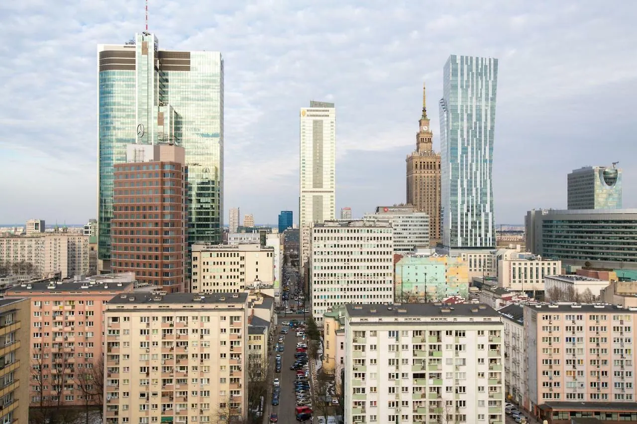 Hotel Luxury Sky Penthouse City Center View Varšava