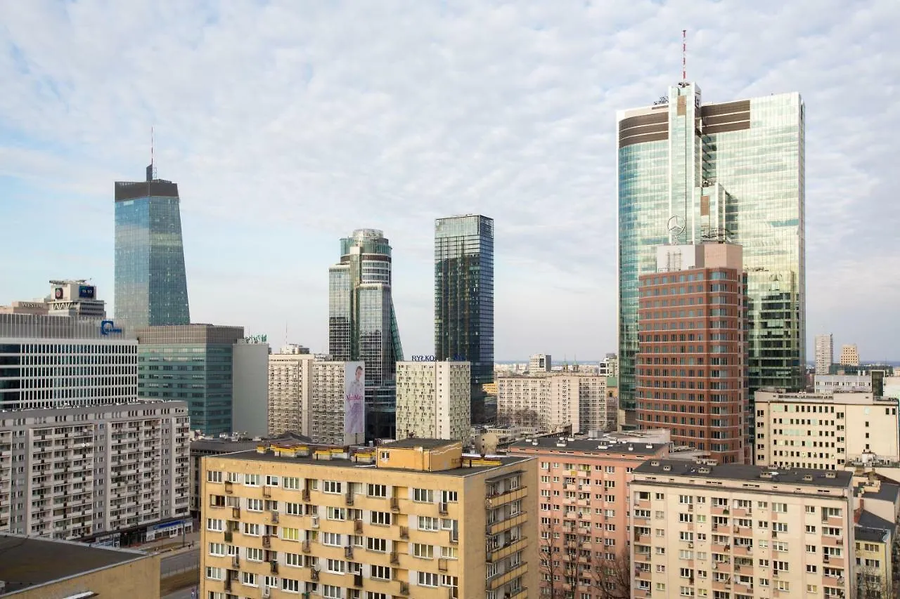 Luxury Sky Penthouse City Center View Hotell Warszawa Lägenhet